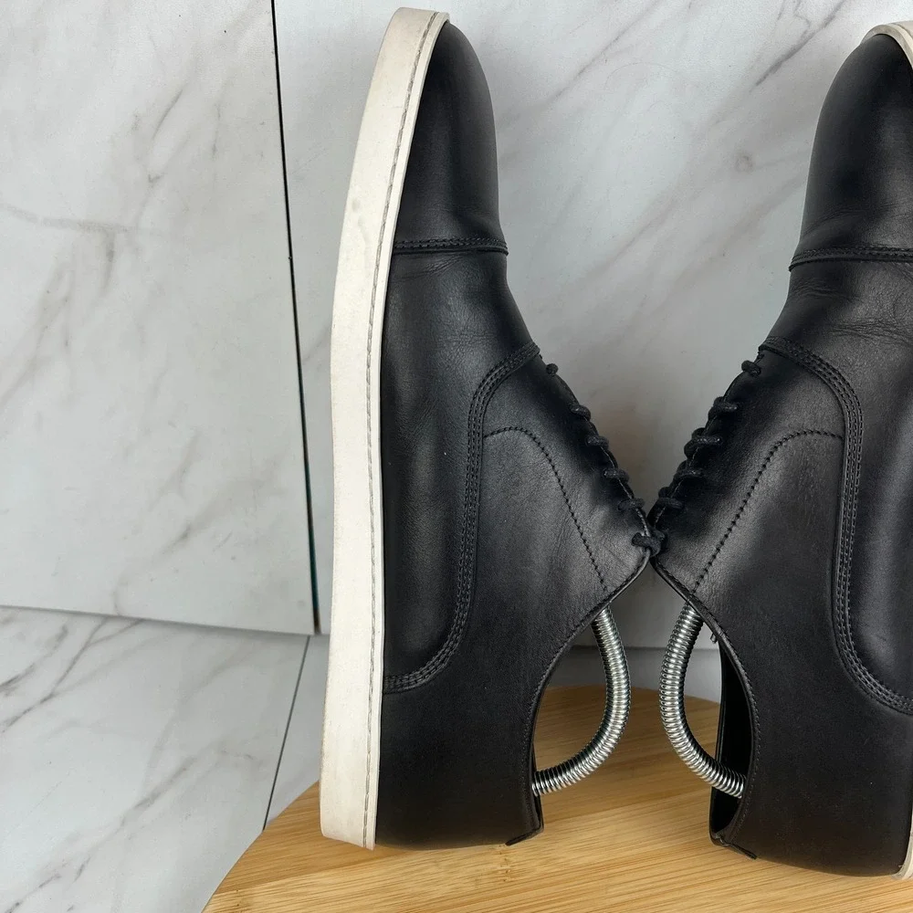 Allen Edmonds Park Avenue Mens Size 10 E Black Leather Oxford Dress Sneaker 3860